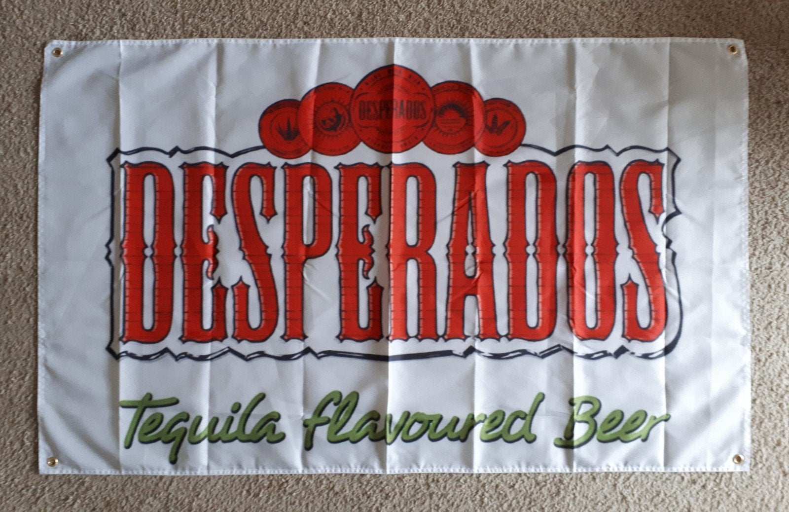 Desperados 90x150 cm Reclame Vlag, Verzenden, Nieuw, Reclamebord, Plaat of Schild, Overige merken