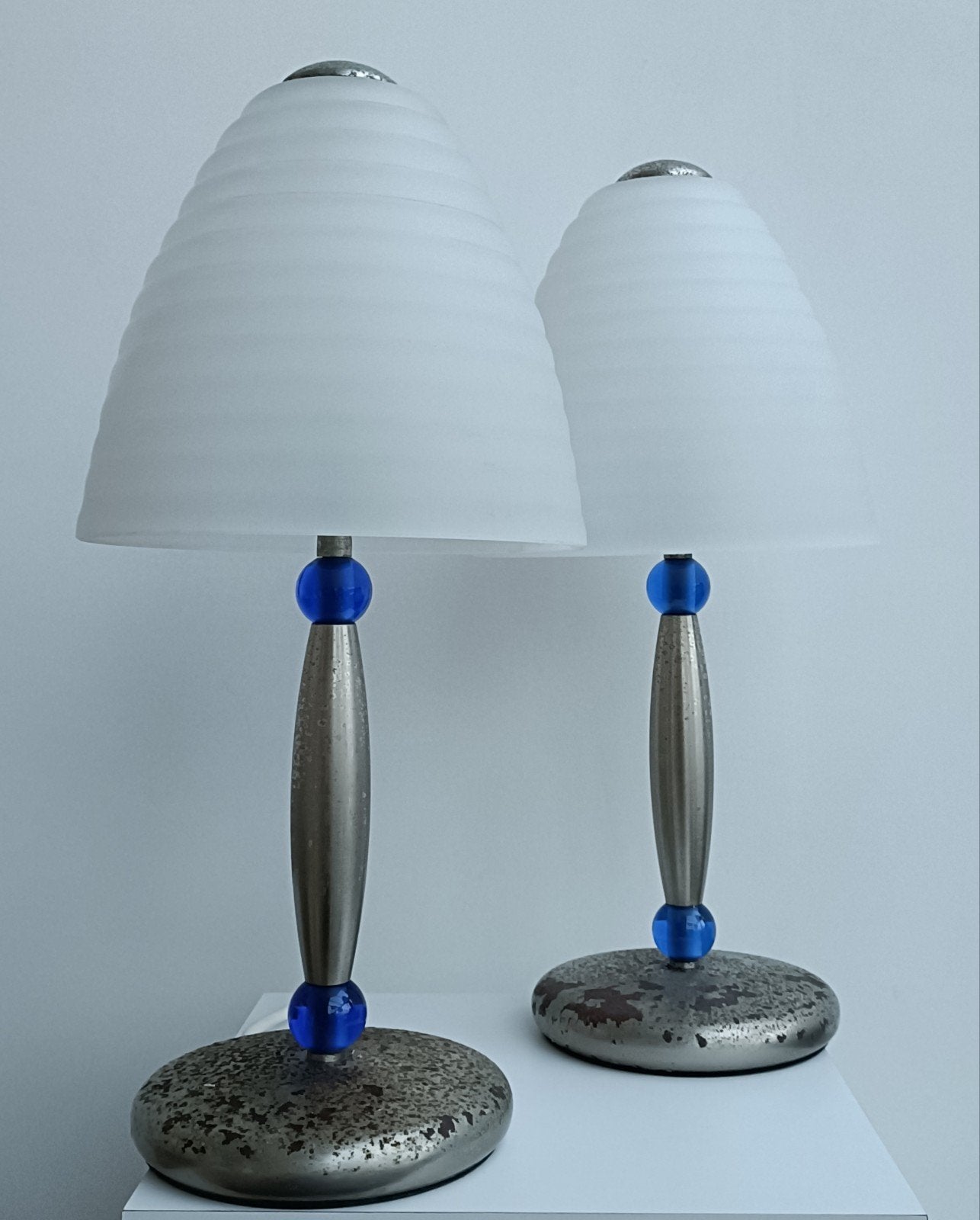 Zonca Voghera tafellampen, Ophalen, Gemerkt, Metaal, 43 cm
