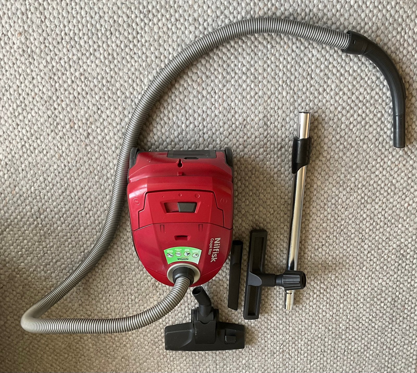 Stofzuiger Nilfisk Coupe Neo, Overige merken, Gebruikt, Inclusief accessoires, 2000 watt of meer
