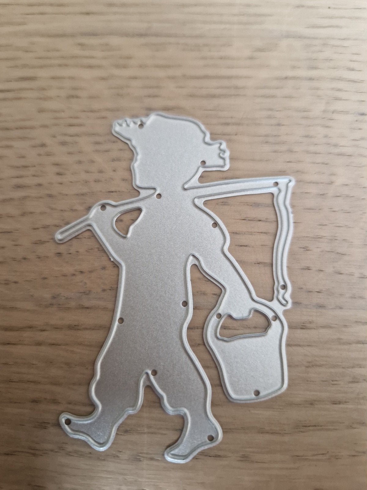 Metalen snijmal jongen met emmer en stok, Ophalen of Verzenden, Nieuw