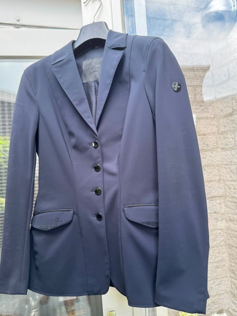 donkerblauw wedstrijdjasje, Blauw, Dressuur, Ophalen of Verzenden, Zo goed als nieuw