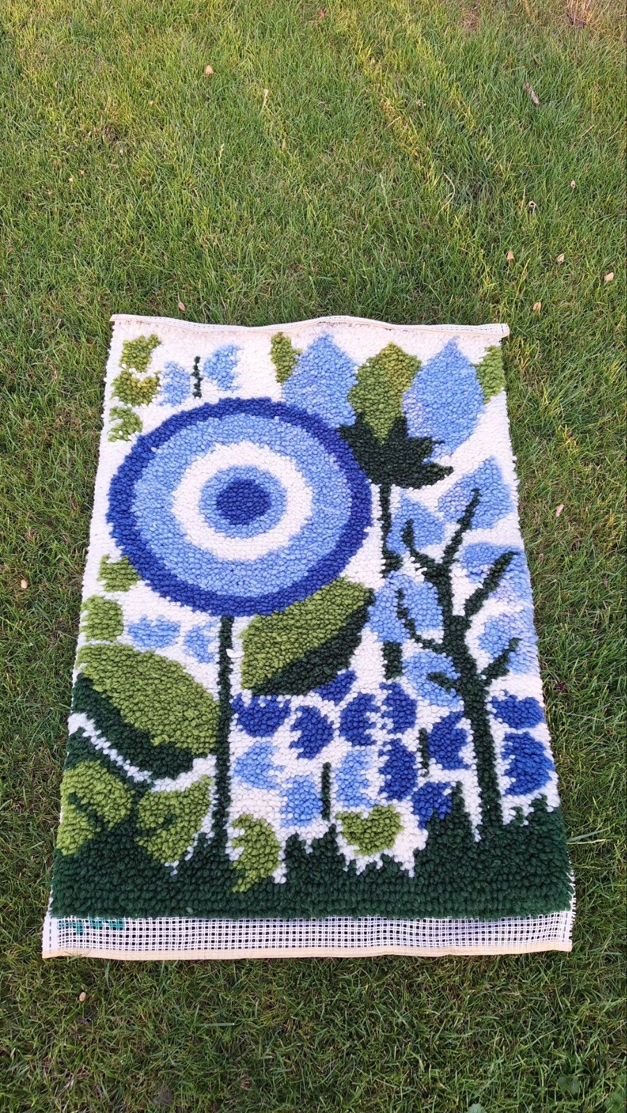 Vintage Scandinavisch Design Rya/knoopkleed., Ophalen of Verzenden