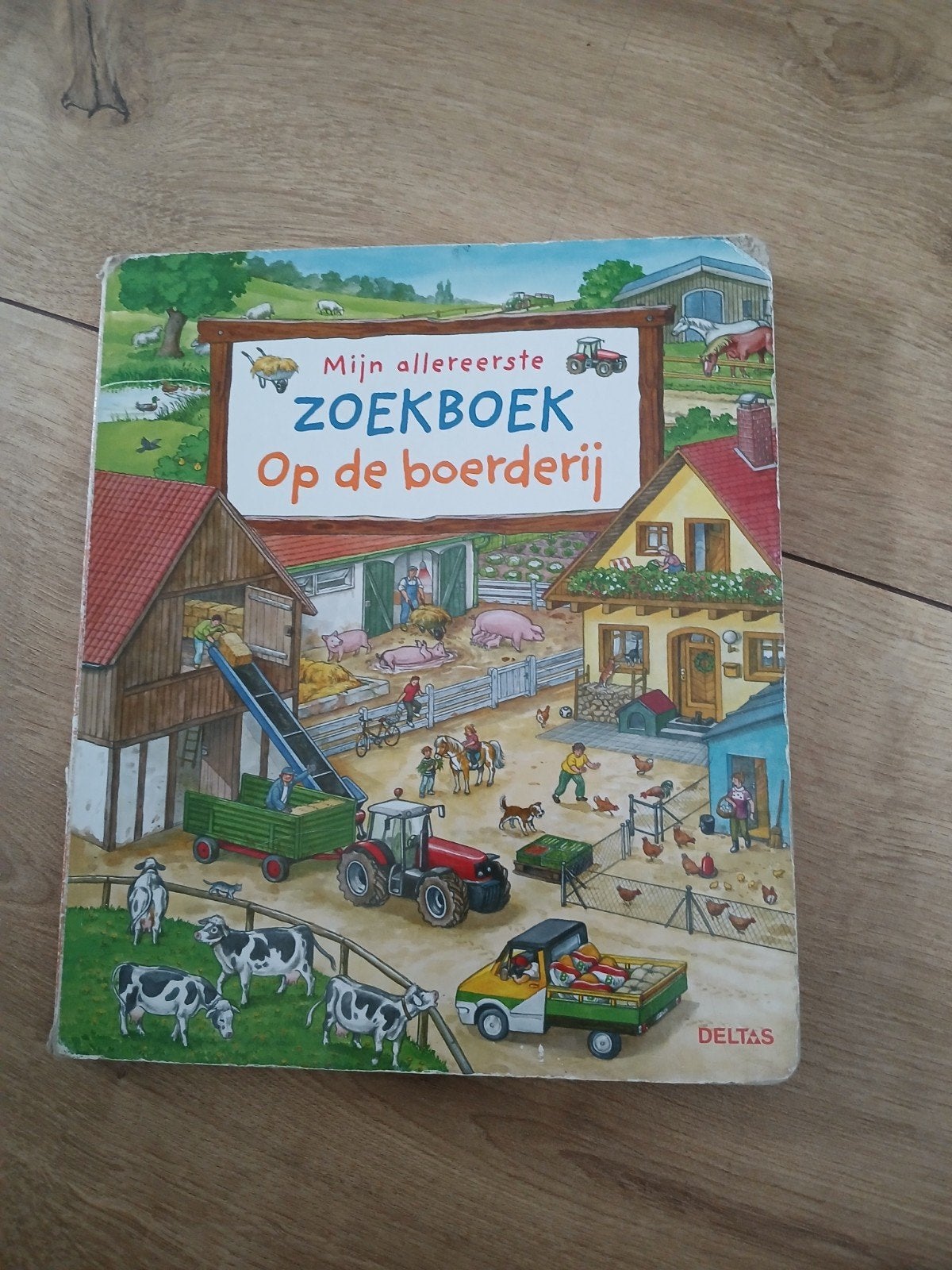 Mijn allereerste zoekboek: Op de boerderij, Ophalen of Verzenden, 2 tot 3 jaar, Uitklap-, Voel- of Ontdekboek, Anne Suess