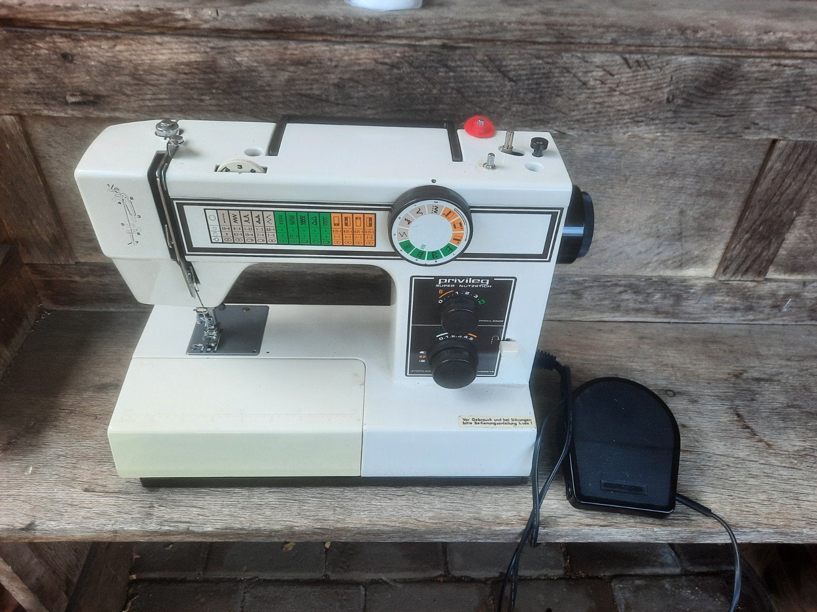 Privileg Super Nutzstich naaimachine met accessoires, Ophalen, Gebruikt, Overige typen