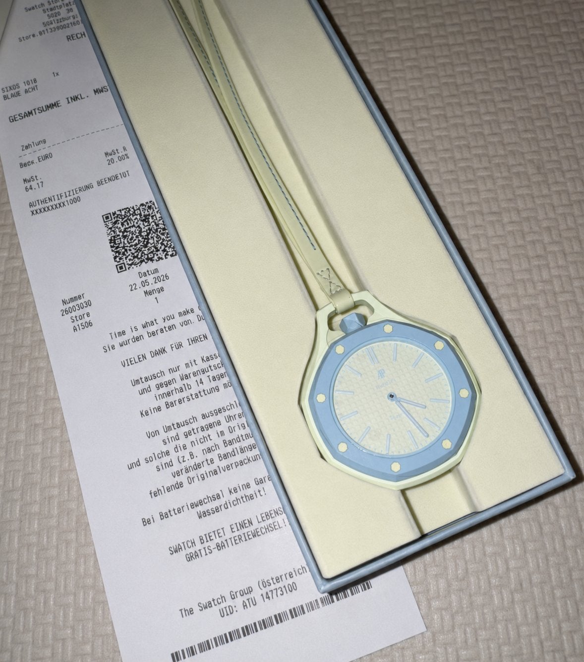 Ap Swatch, Ophalen of Verzenden, Zo goed als nieuw, Vergrootglas of Loep