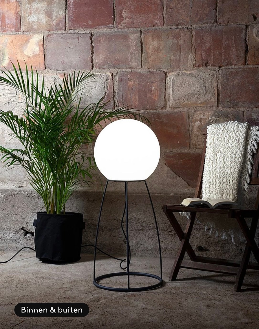 Jotex vloerlamp geschikt voor binnen/buiten, Ophalen, Zo goed als nieuw, 150 tot 200 cm