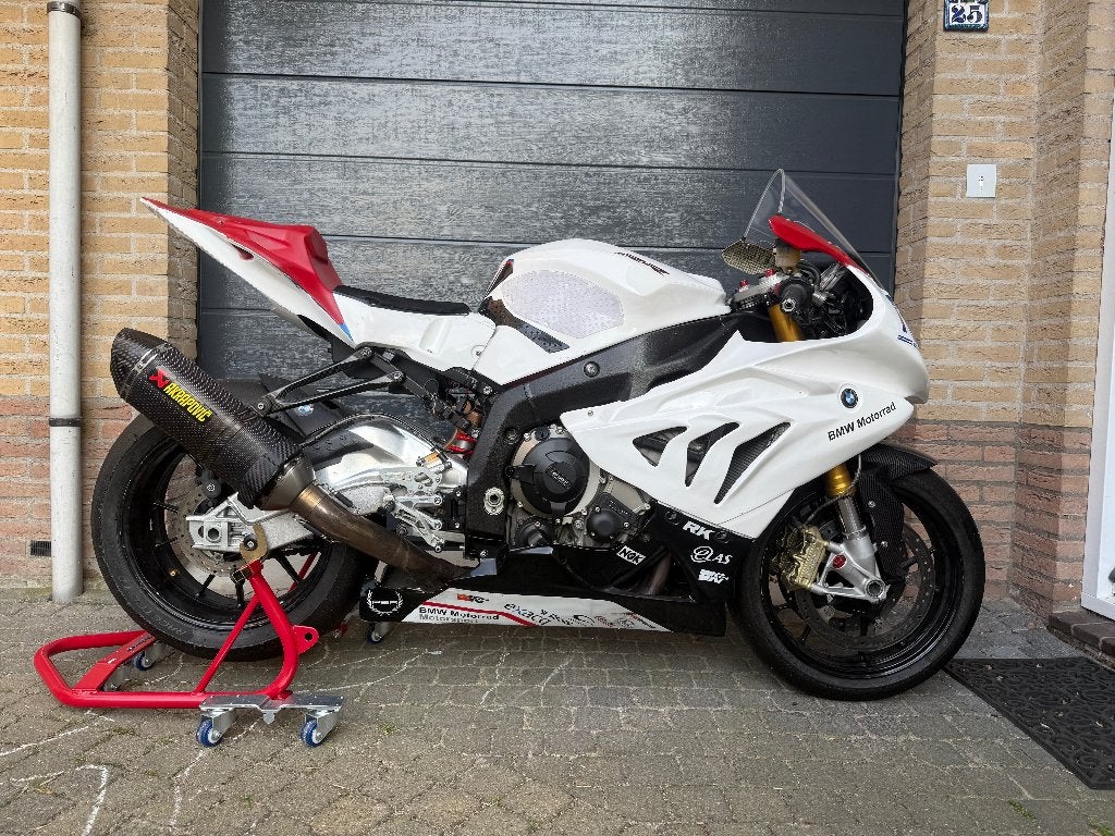 BMW S1000RR 2013 AKRA circuitmotor 16dkm, Motoren, 4 cilinders, Motorrijbewijs A, Handvatverwarming, Gebruikt