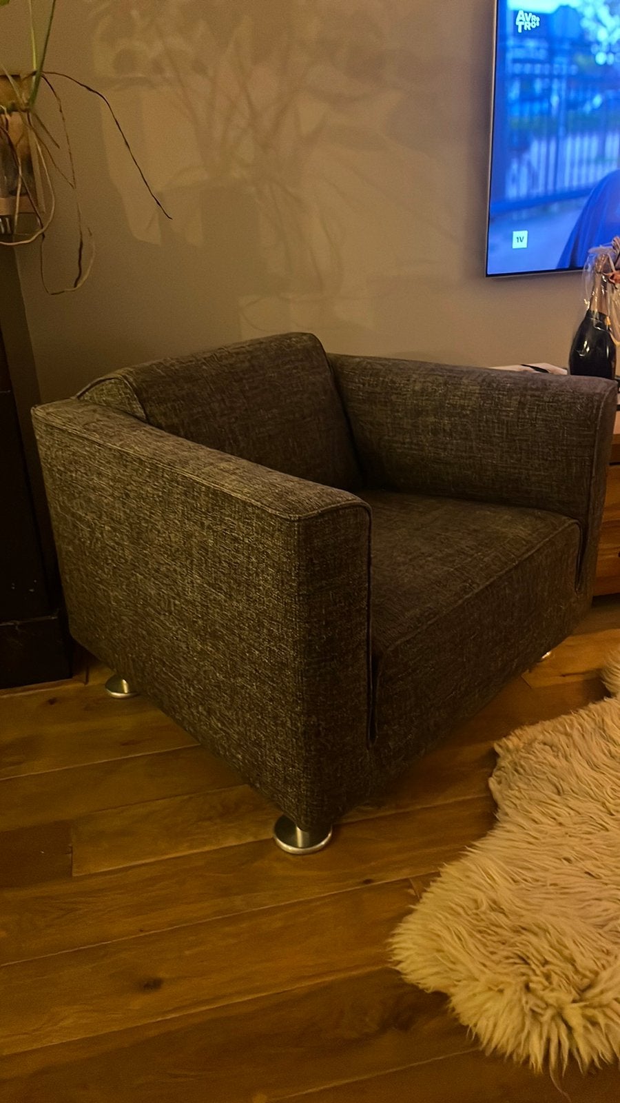 Design Stock fauteuil, Huis en Inrichting, Ophalen, Eenpersoons, 75 tot 100 cm, Zo goed als nieuw