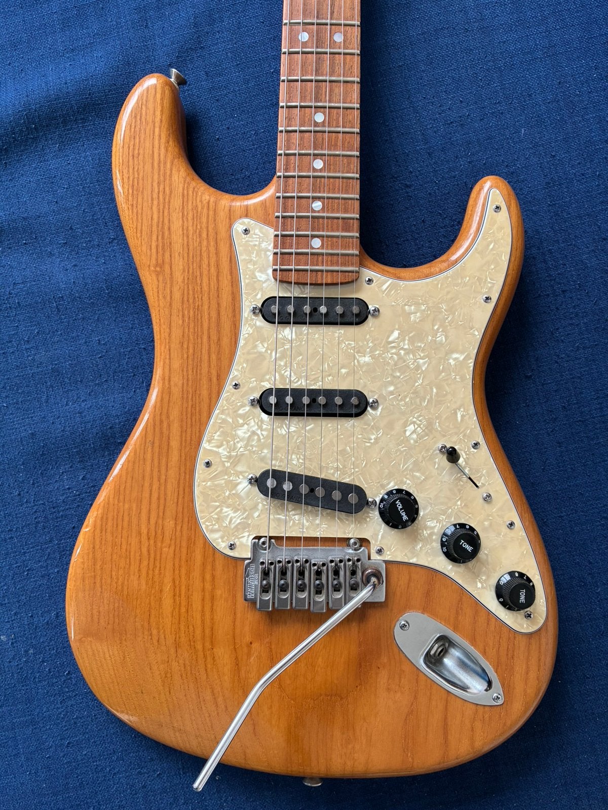 Late 90s Warmoth stratocaster with Rio Grande pickup, Ophalen, Gebruikt, Solid body, Overige merken