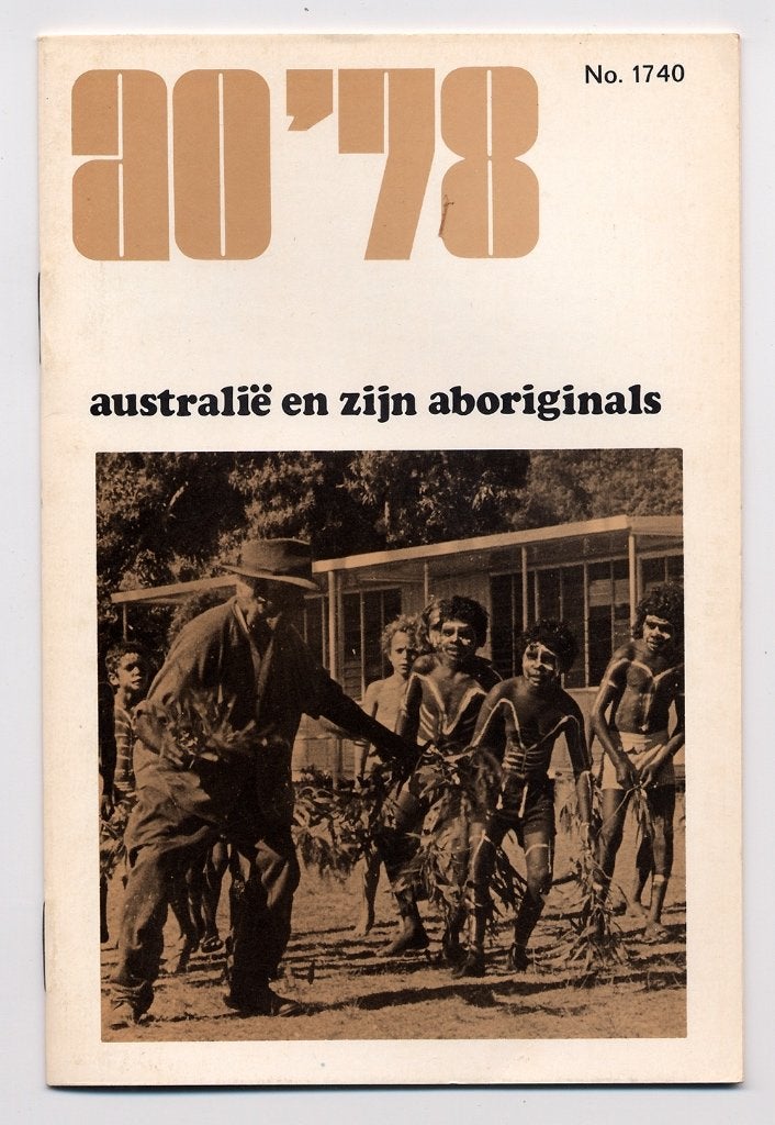 Australië en zijn Aboriginals - AJ Zwinenberg - stammen 1978, 20e eeuw of later, A.J. Zwinenberg, Nieuw, Ophalen of Verzenden