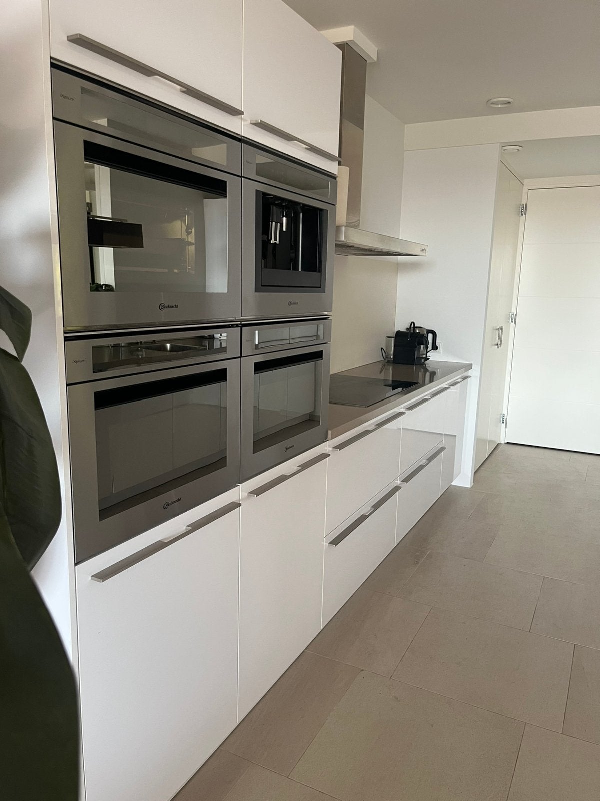 Grando Keuken hoogglans wit 2 x 360 cm, Ophalen, Zo goed als nieuw, Wit