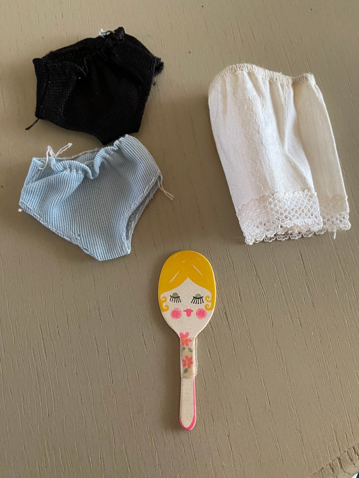 Vintage Barbie onderbroeken en spiegel Mattel, Verzamelen, Verzenden