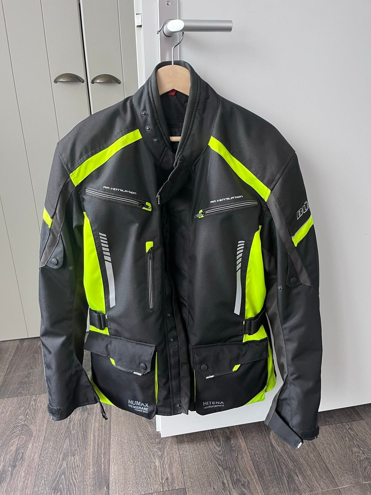 Büse motorjas textiel L/52 met ventilatie, Motoren, Ophalen of Verzenden, Tweedehands, Dames, Jas | textiel