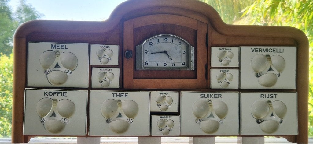 Zeldzaam Art Deco (Ditmar Urbach) Kruidenrek (1930) brocante, Ophalen