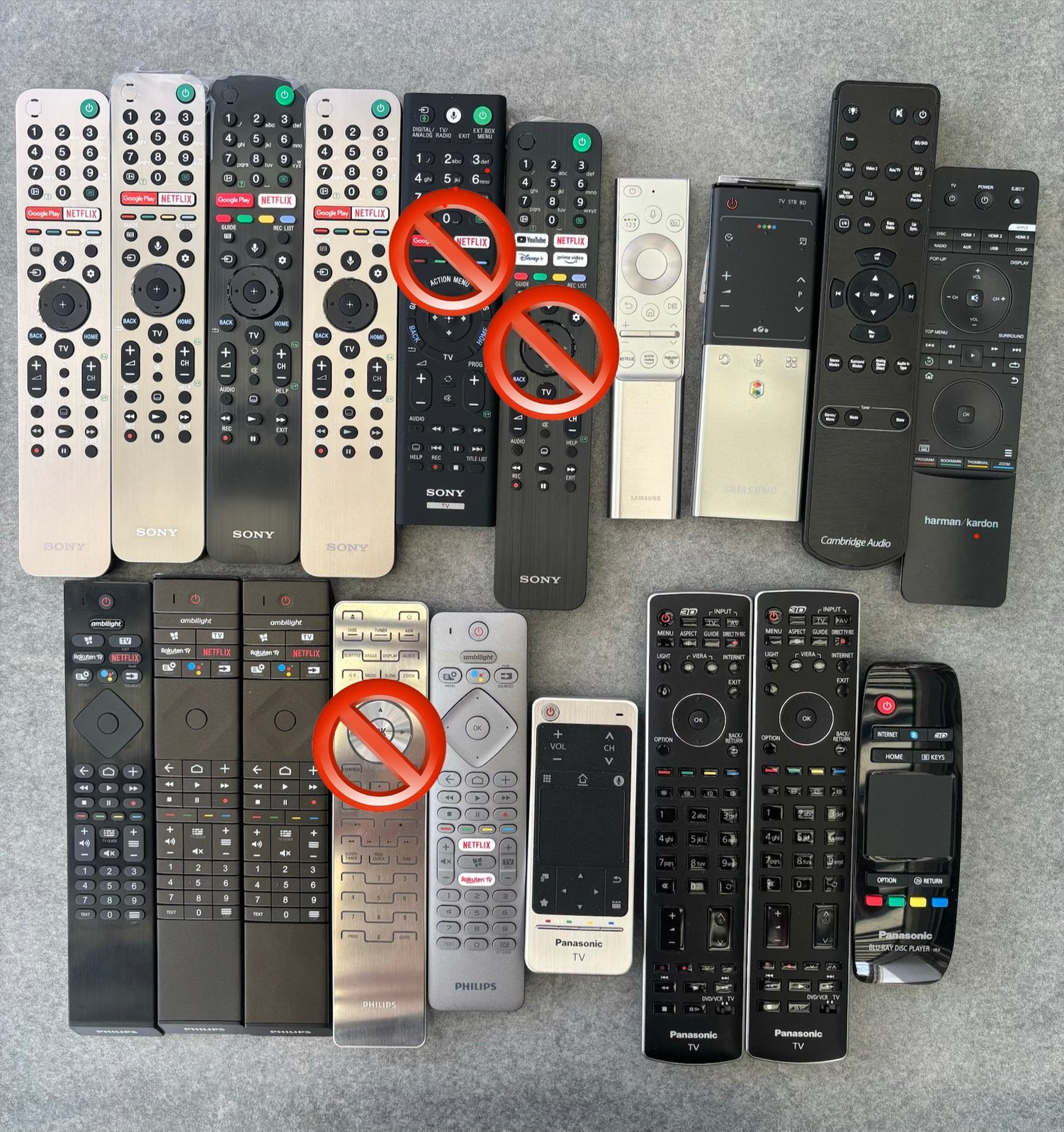 Diverse Afstandsbedieningen TV, Ophalen, Zo goed als nieuw, Origineel, Tv