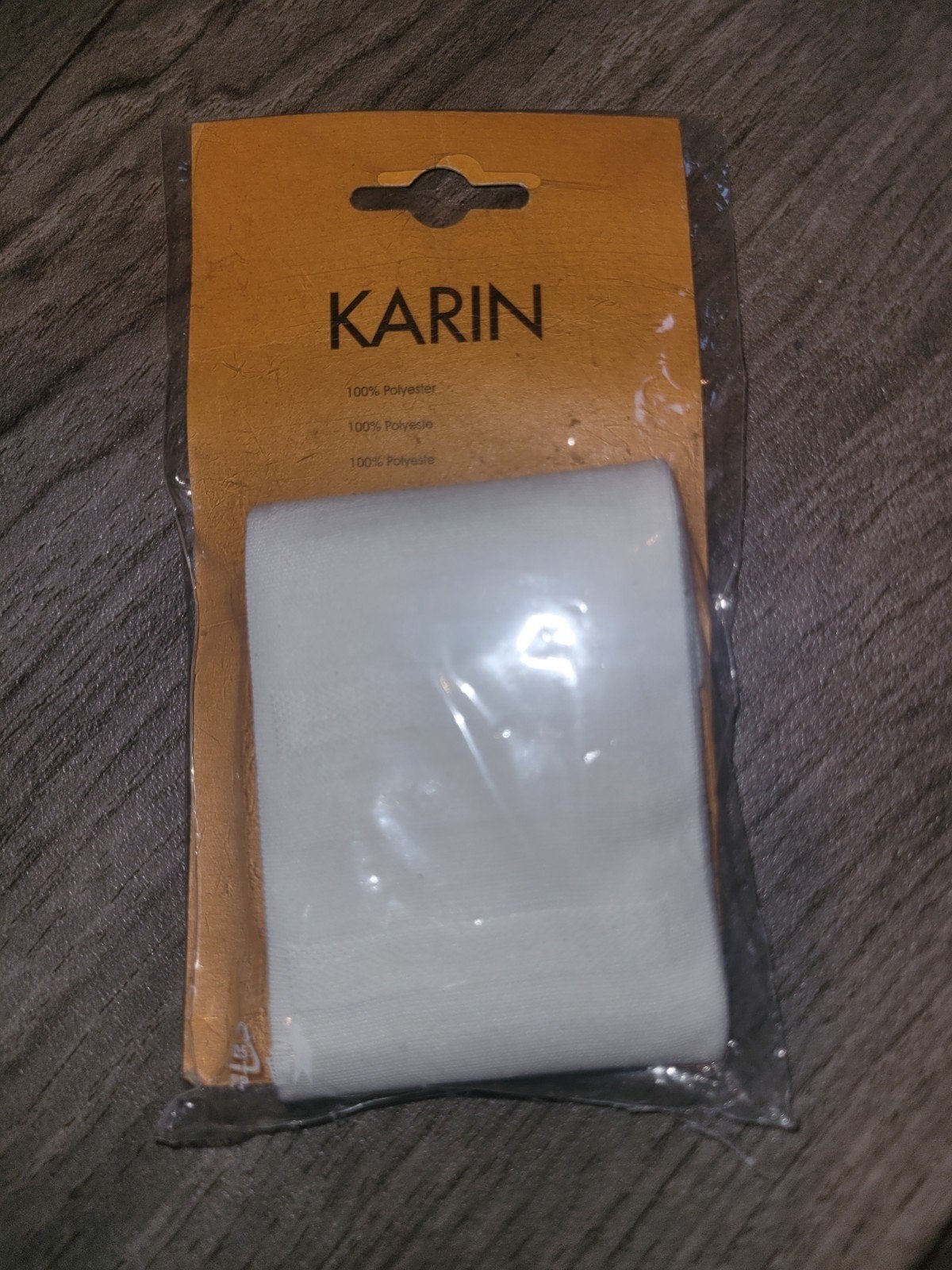 Karin 100% Polyester Stof - Wit, Wit, Nieuw, Ophalen of Verzenden, Polyester