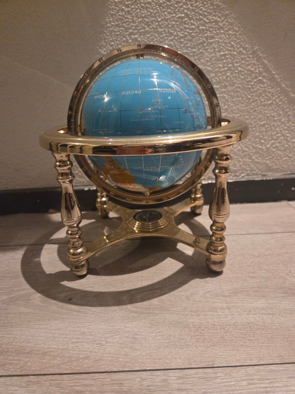 Lapis Lazuli edelstenen Wereldbol Globe, Ophalen of Verzenden