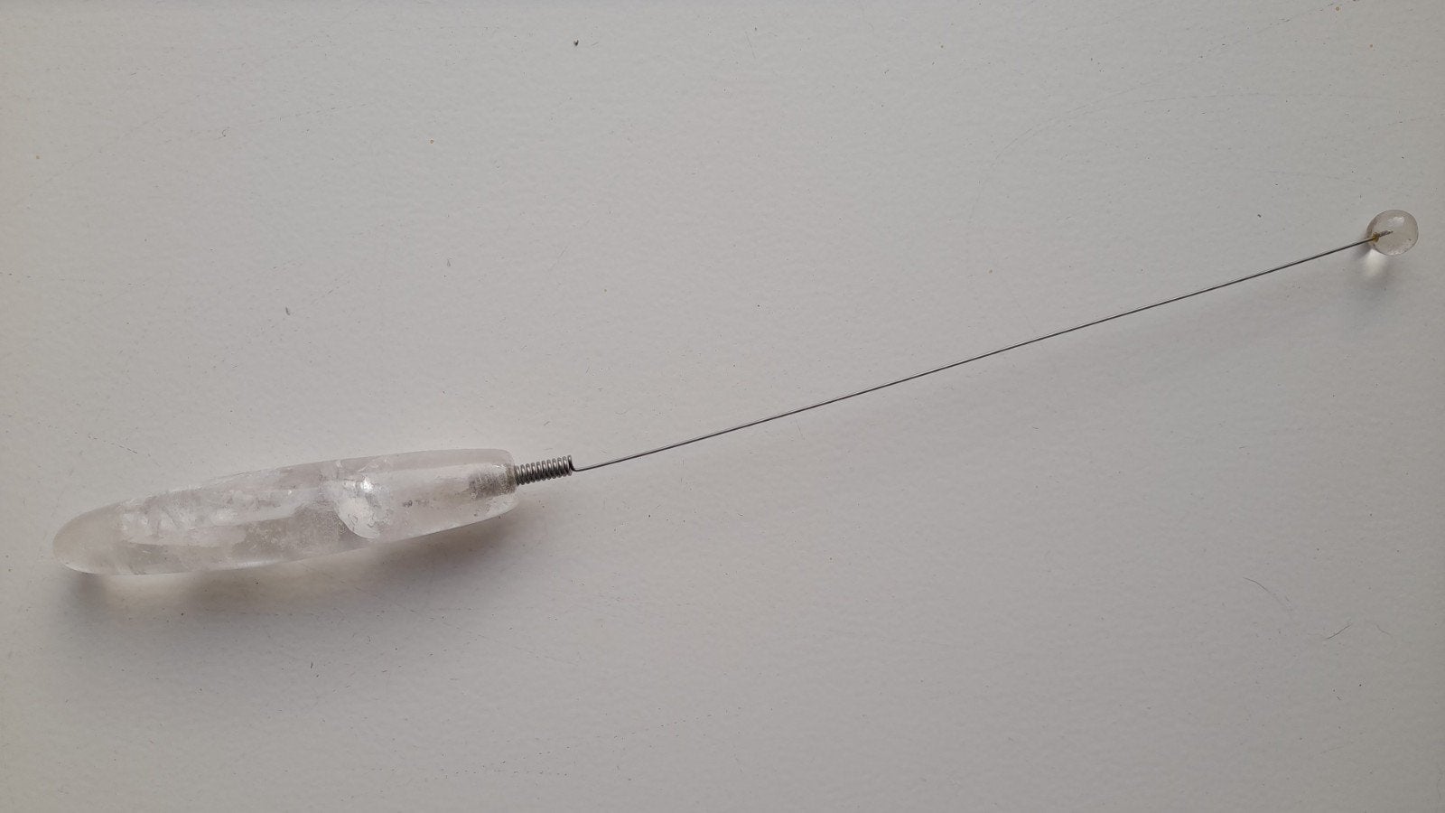 Biotensor bergkristal 31 cm met doosje, Ophalen of Verzenden, Zo goed als nieuw, Overige typen