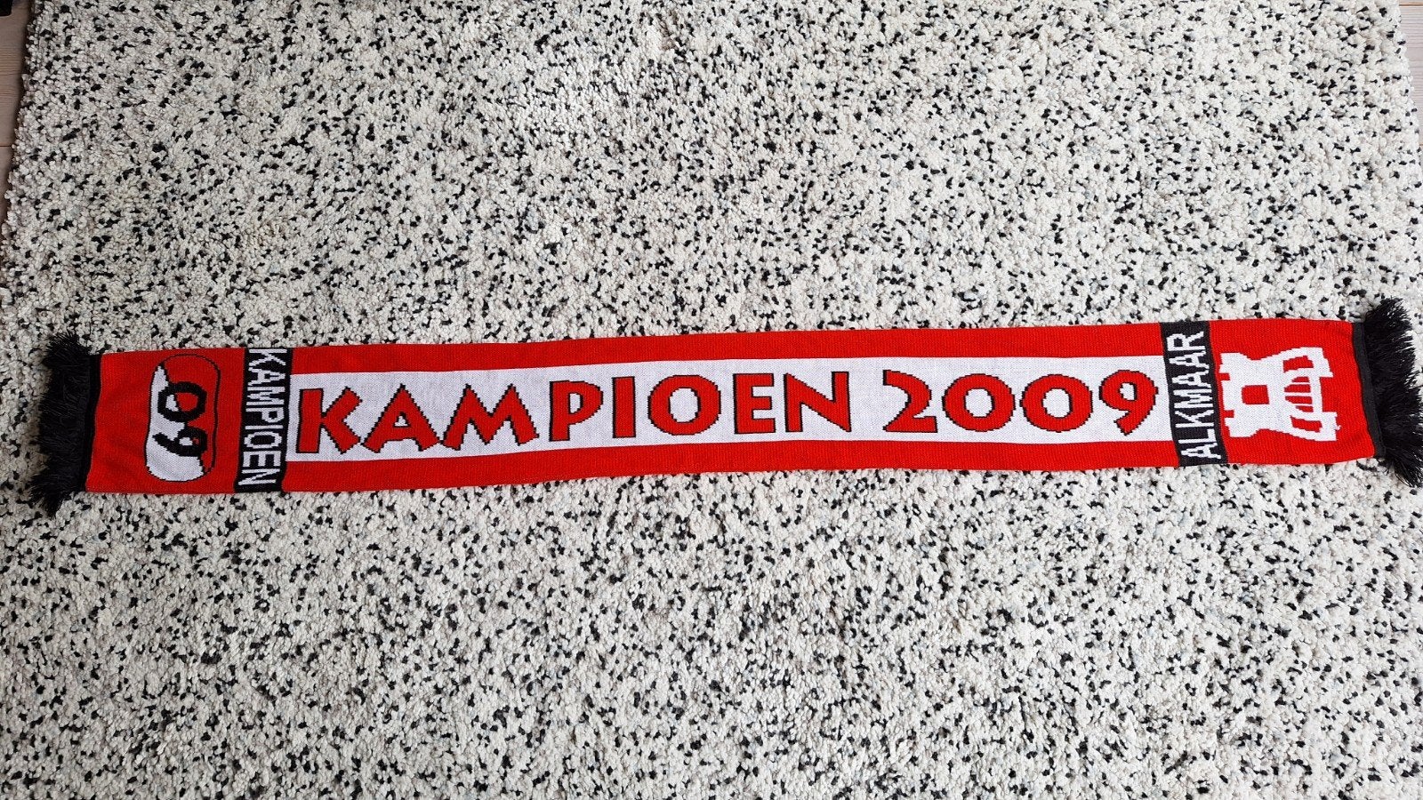 AZ Kampioenssjaal 2009, Ophalen of Verzenden, Gebruikt, AZ, Vaantje of Sjaal