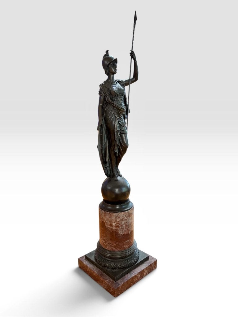 Athena Giusiniani - Bronzen beeld - 105 cm hoog, Ophalen, Brons, Beeld, Op sokkel