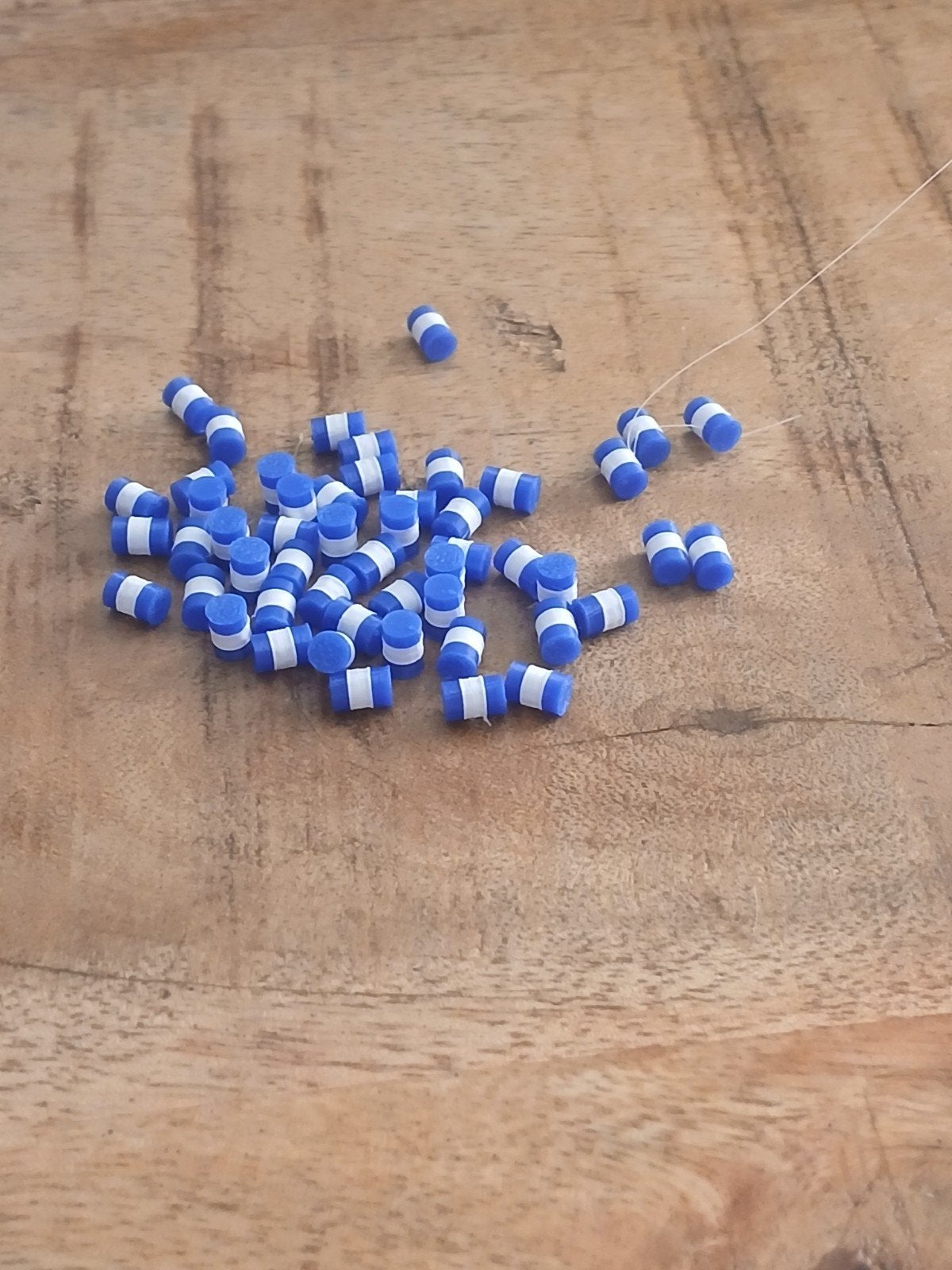 Olievaten per 10  blauw wit    N, Hobby en Vrije tijd, Verzenden, Nieuw, Gelijkstroom of Wisselstroom, Overige merken