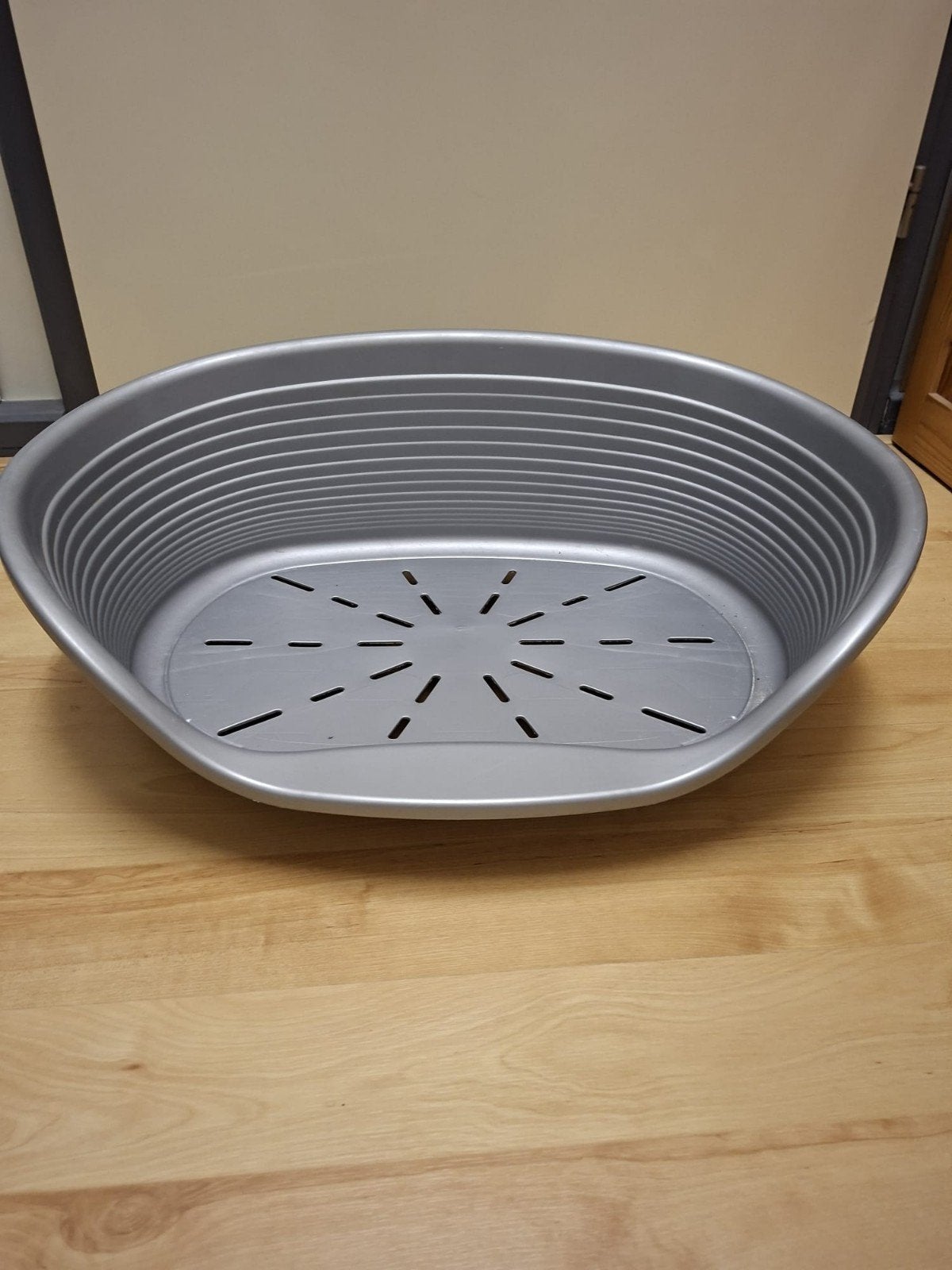 Zilver/grijze plastic hondenmand, Dieren en Toebehoren, Hondenmanden, Ophalen, Overige