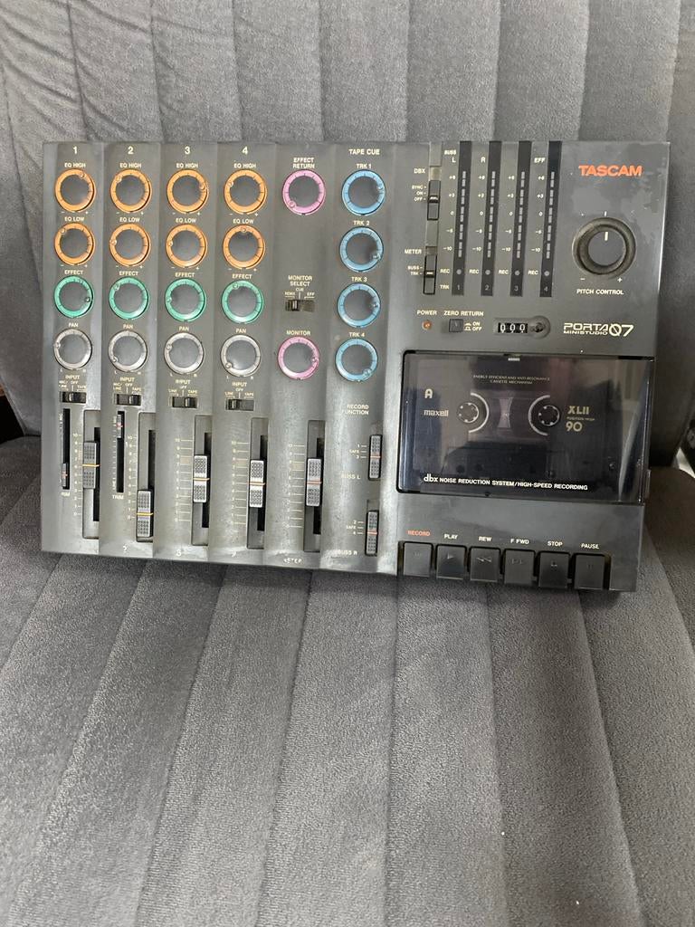 Tascam Portastudio, Ophalen of Verzenden, Gebruikt, Minder dan 5 kanalen, Microfooningang
