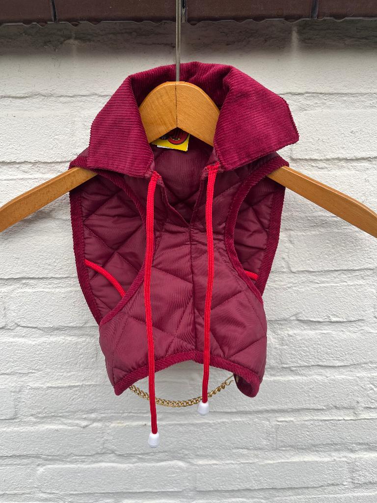Hondenkleding hondenjas rood - Jolly maat 27, Dieren en Toebehoren, Ophalen of Verzenden, Hondenjas