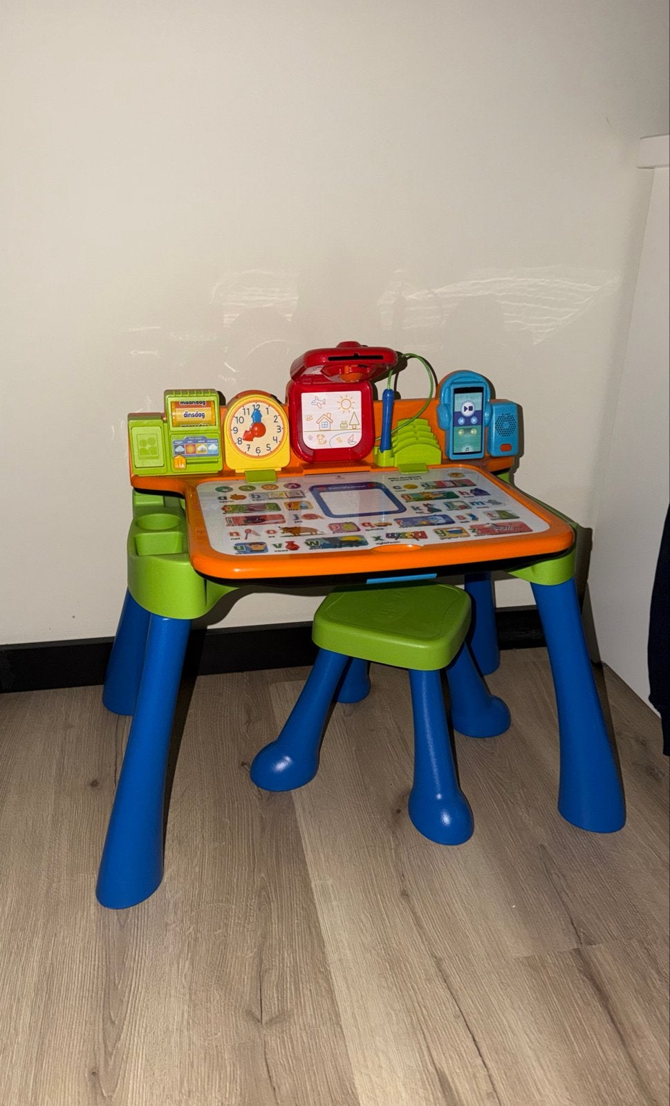 VTech Mijn Magisch Bureau 5-in-1 met krukje, Ophalen, Gebruikt, Knutselen, Met geluid