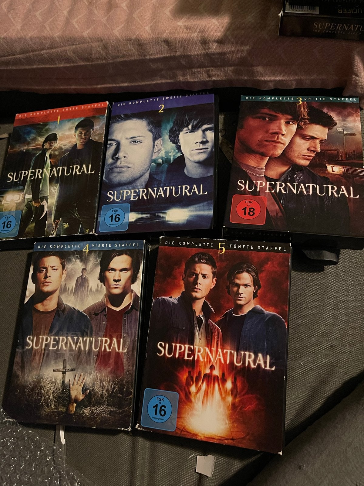 Supernatural DVD Boxsets Seizoen 1-5 (Duitse Import), Vanaf 16 jaar, Seizoen 1, Science Fiction en Fantasy, Ophalen of Verzenden