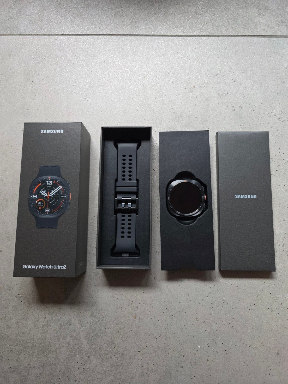 Samsung Galaxy Watch Ultra2 - Zo goed als nieuw, Zwart, Ophalen of Verzenden, Zo goed als nieuw, GPS