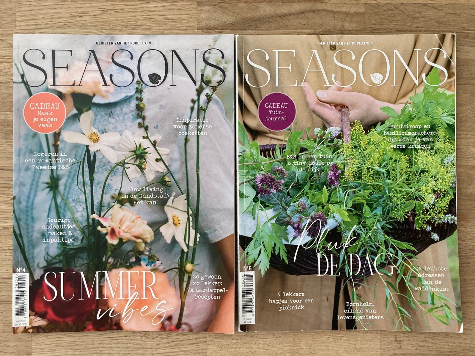 Seasons Nr 4 2026 & Nr 6 2025, Ophalen of Verzenden, Zo goed als nieuw