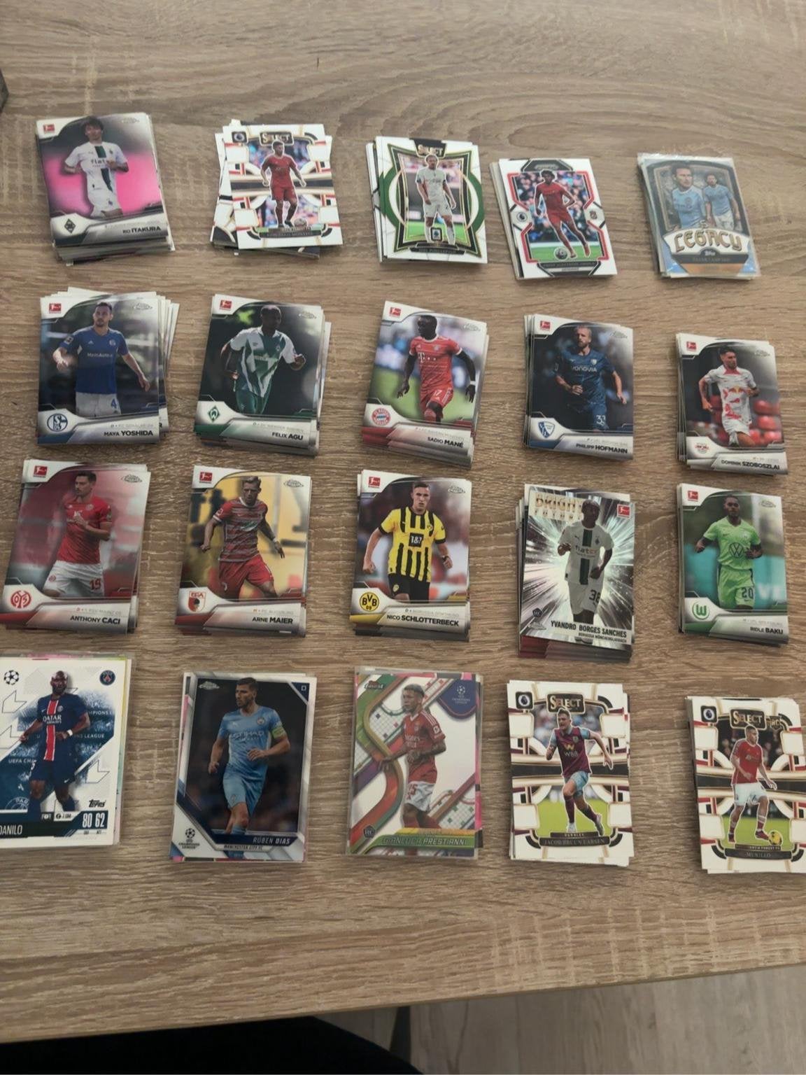 200 voetbalkaarten | grote mix | bulkpartij, Ophalen of Verzenden, Spelerskaart