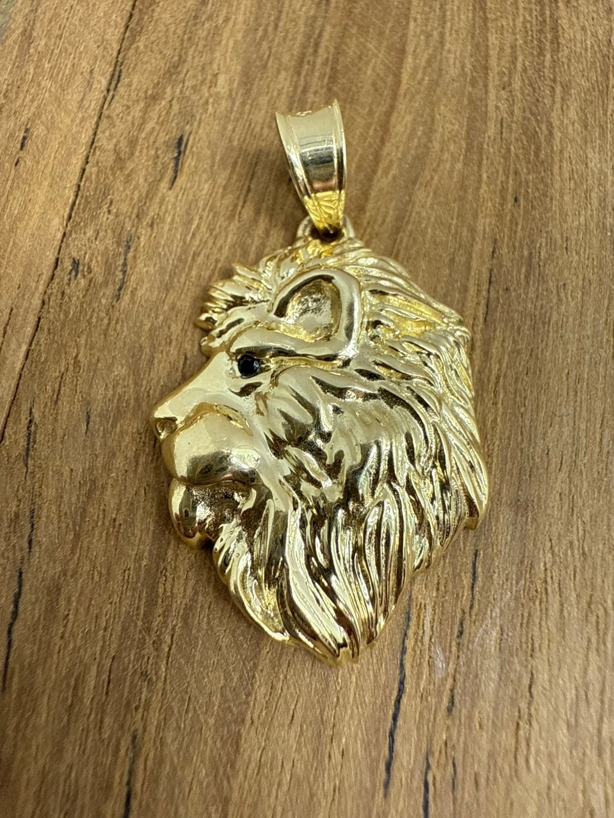 Prachtige 14 karaats gouden leeuw hanger, Ophalen of Verzenden, Nieuw, Goud