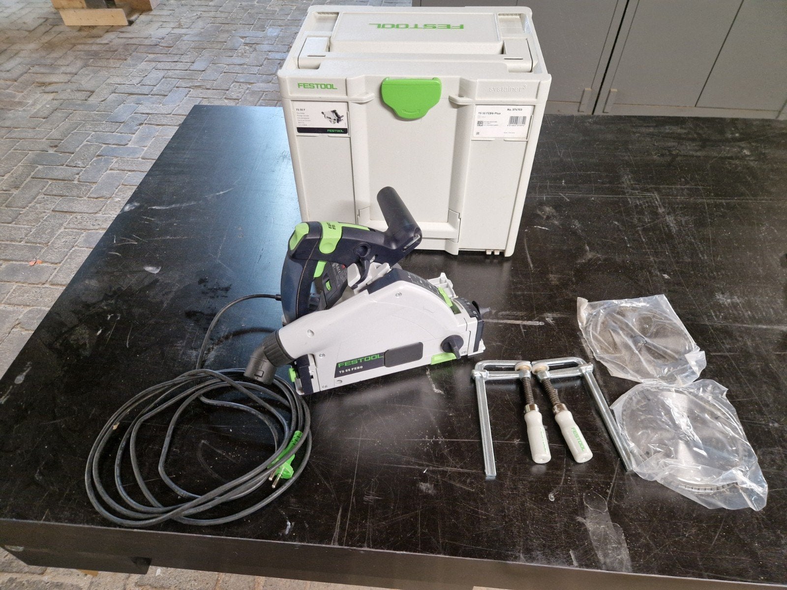 festool ts 55 invalzaag zo goed als nieuw!, Invalzaag, Ophalen of Verzenden, Zo goed als nieuw, 30 tot 70 mm
