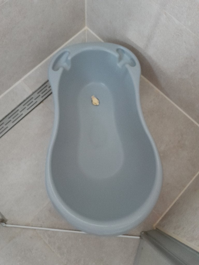 Babybadje MamaLoes grijs, Gebruikt, Badje, Standaard, Ophalen