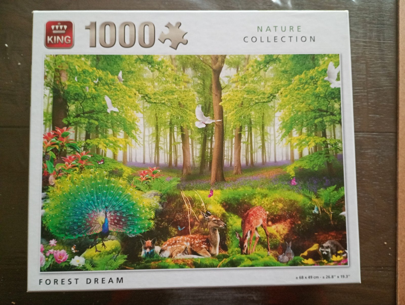 puzzel  1000 stukjes met dieren en natuur, Ophalen, 500 t/m 1500 stukjes, Zo goed als nieuw, Legpuzzel