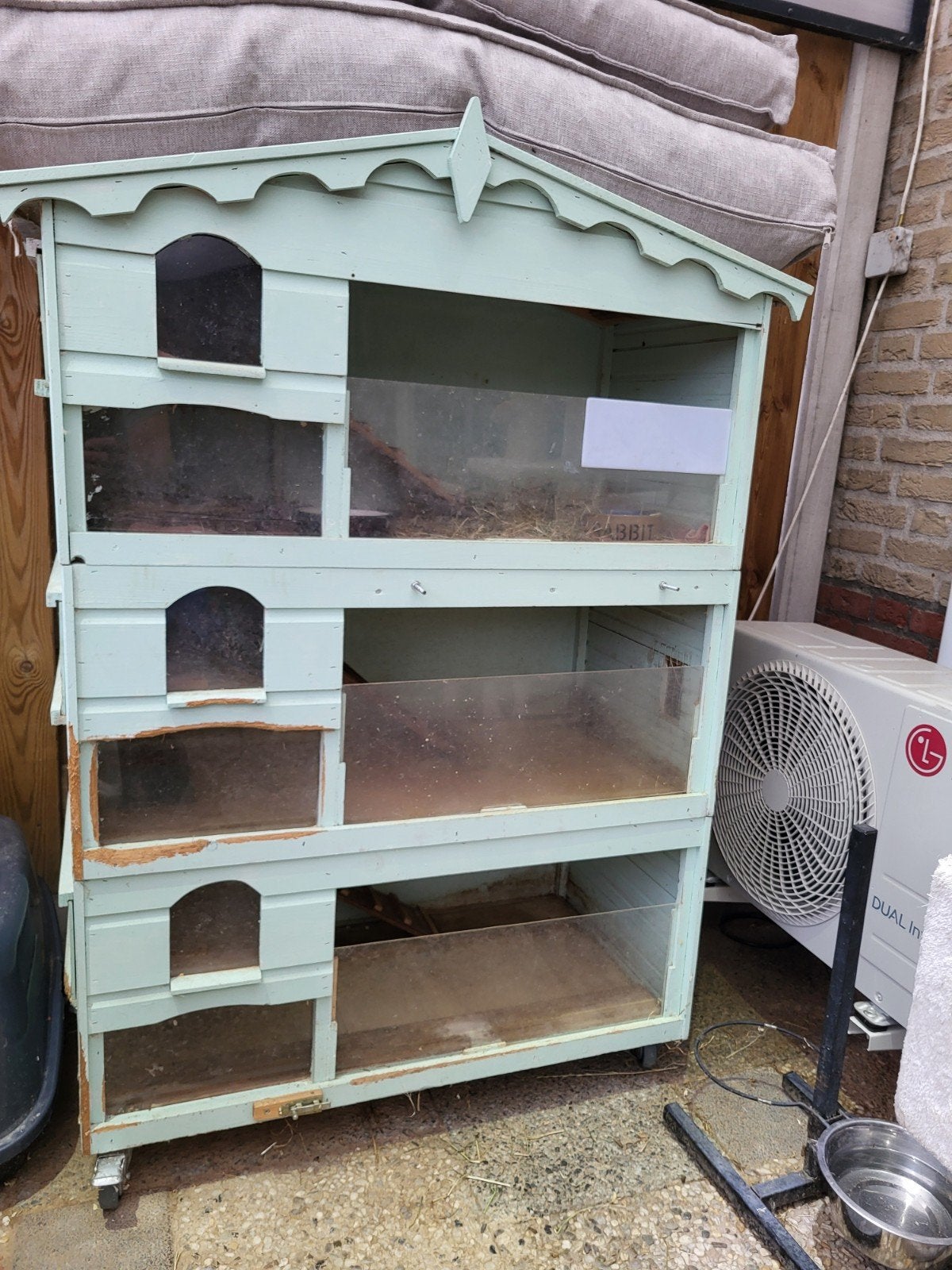 Caviaflat, Dieren en Toebehoren, Ophalen, 110 cm of meer, Kooi, Minder dan 60 cm
