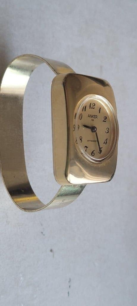 ANKER ELEKTROMAGNETIC Vintage werk prima 65e, Sieraden, Tassen en Uiterlijk, Horloges | Antiek, Overige merken, Overige materialen