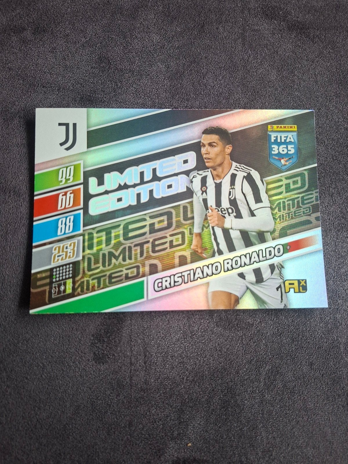 Cristiano Ronaldo Limited Edition XXL Kaart 2021 Panini, Ophalen of Verzenden, Zo goed als nieuw, Buitenlandse clubs, Spelerskaart