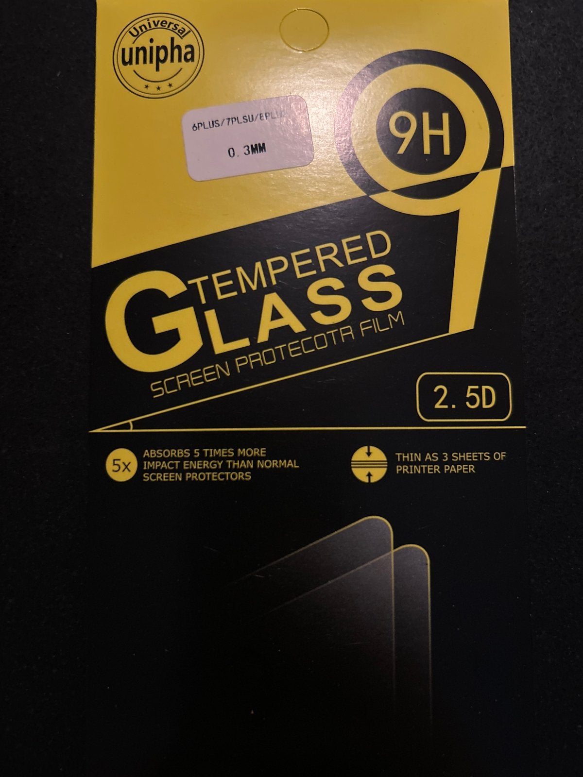 Universal Unipha Tempered Glass Screenprotector iPhone 7, Telecommunicatie, Mobiele telefoons | Hoesjes en Frontjes | Apple iPhone