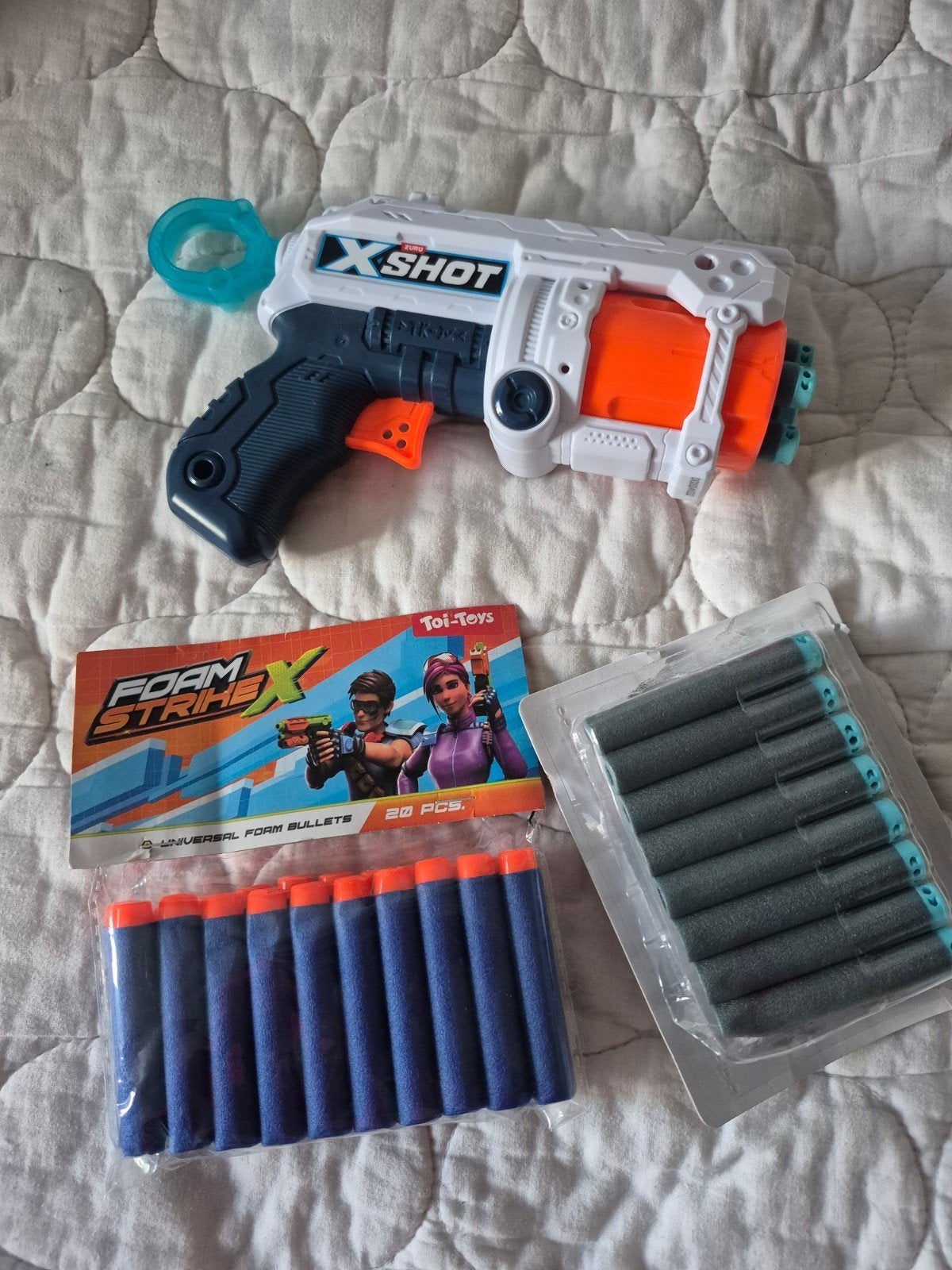 x shot speelgoed pistool, Ophalen of Verzenden