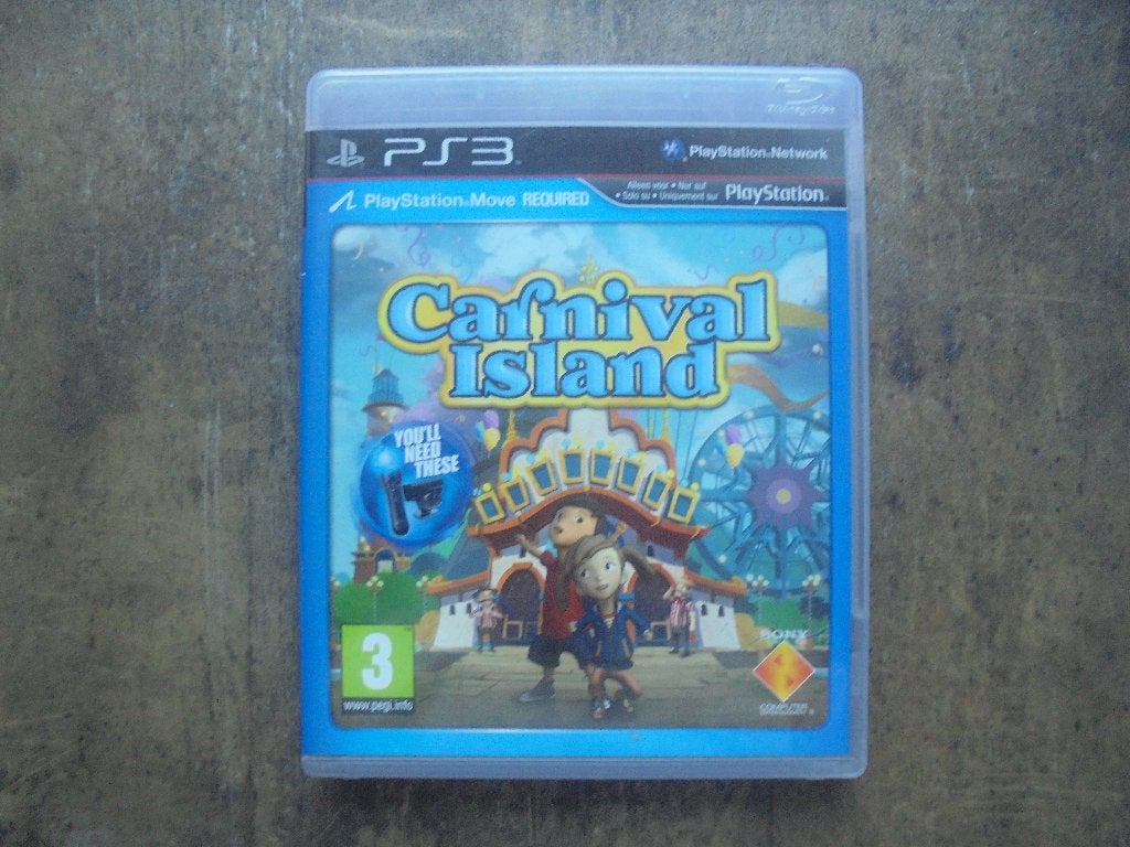 Carnival Island voor PS3 (zie foto's), Avontuur en Actie, Gebruikt, 1 speler, Ophalen of Verzenden