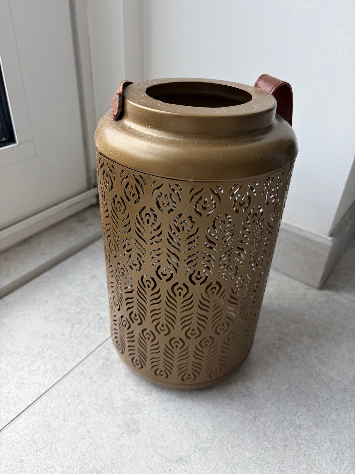 Nieuwe kandelaar voor binnen en buiten, Huis en Inrichting, Woonaccessoires | Kandelaars en Kaarsen, Bruin, Nieuw, Ophalen of Verzenden