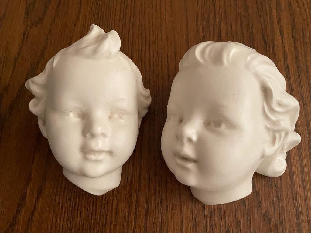 Goebel beeldjes kinder hoofdjes samen 50 euro, Ophalen, Zo goed als nieuw, Hummel