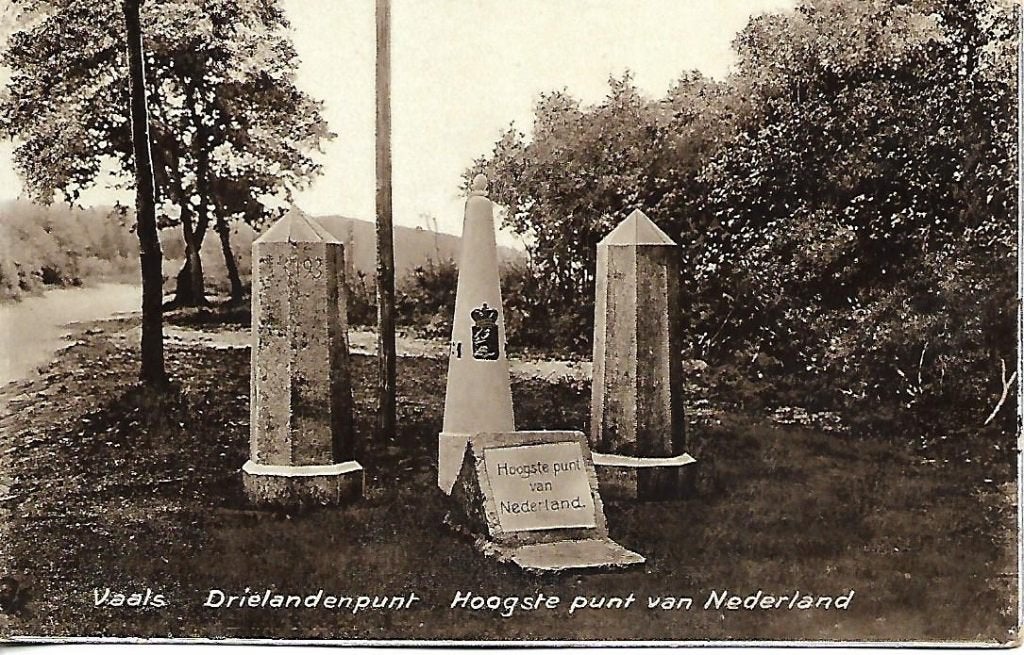 Vaals- -Hoogste punt van Nederland., Verzenden, 1920 tot 1940, Ongelopen, Limburg
