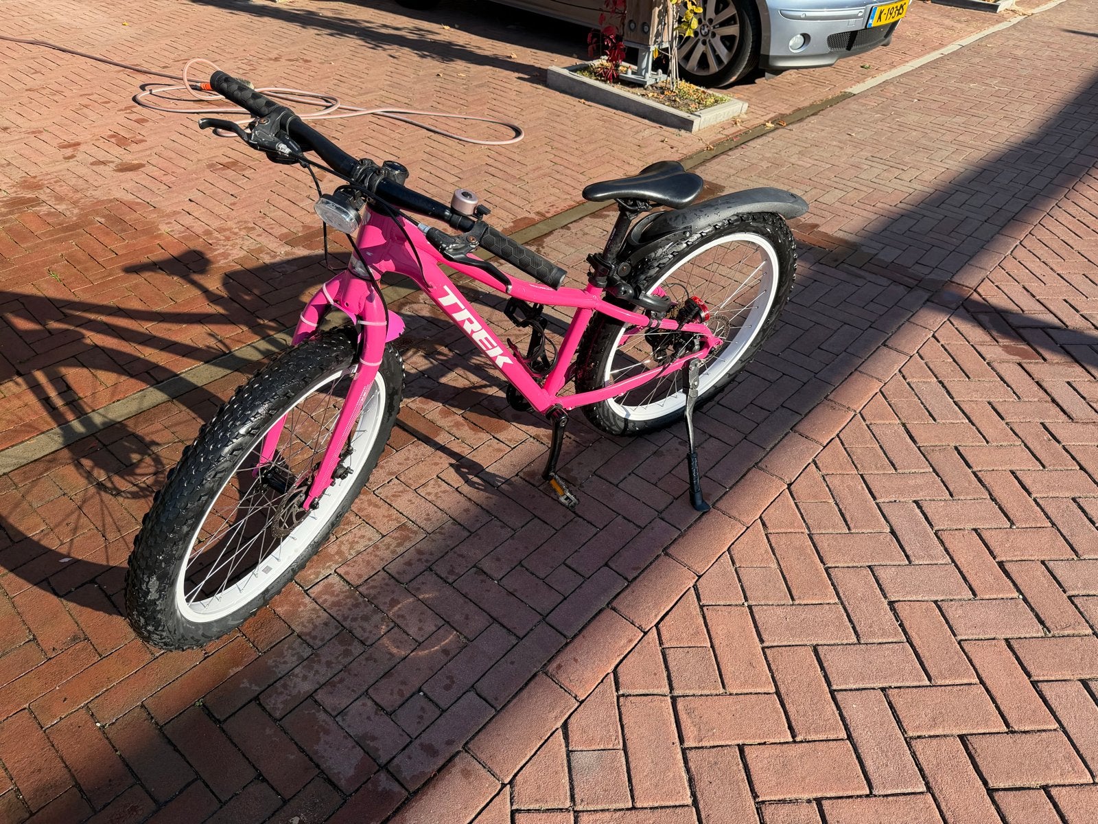 Trek Roscoe 24 inch kinderfiets - Roze, Ophalen of Verzenden, Gebruikt, 24 inch, Handrem