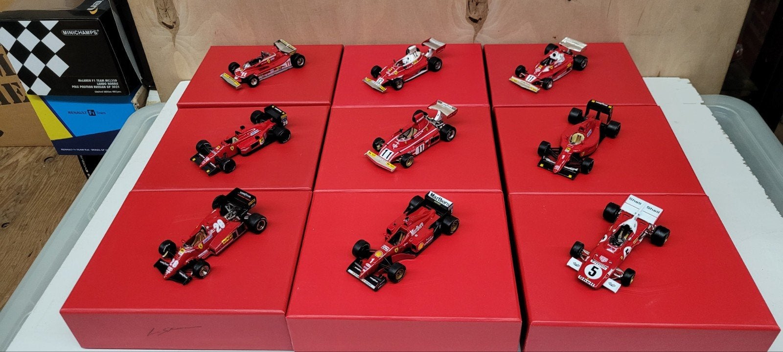 Hotwheels/ixo Ferrari F1 modellen, Ophalen of Verzenden, Zo goed als nieuw, Auto, Overige merken