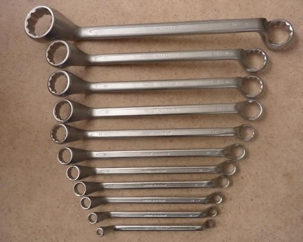 partij nieuw 11 stuks heyco set dubbele ringsleutel type 475, Ophalen of Verzenden, Nieuw