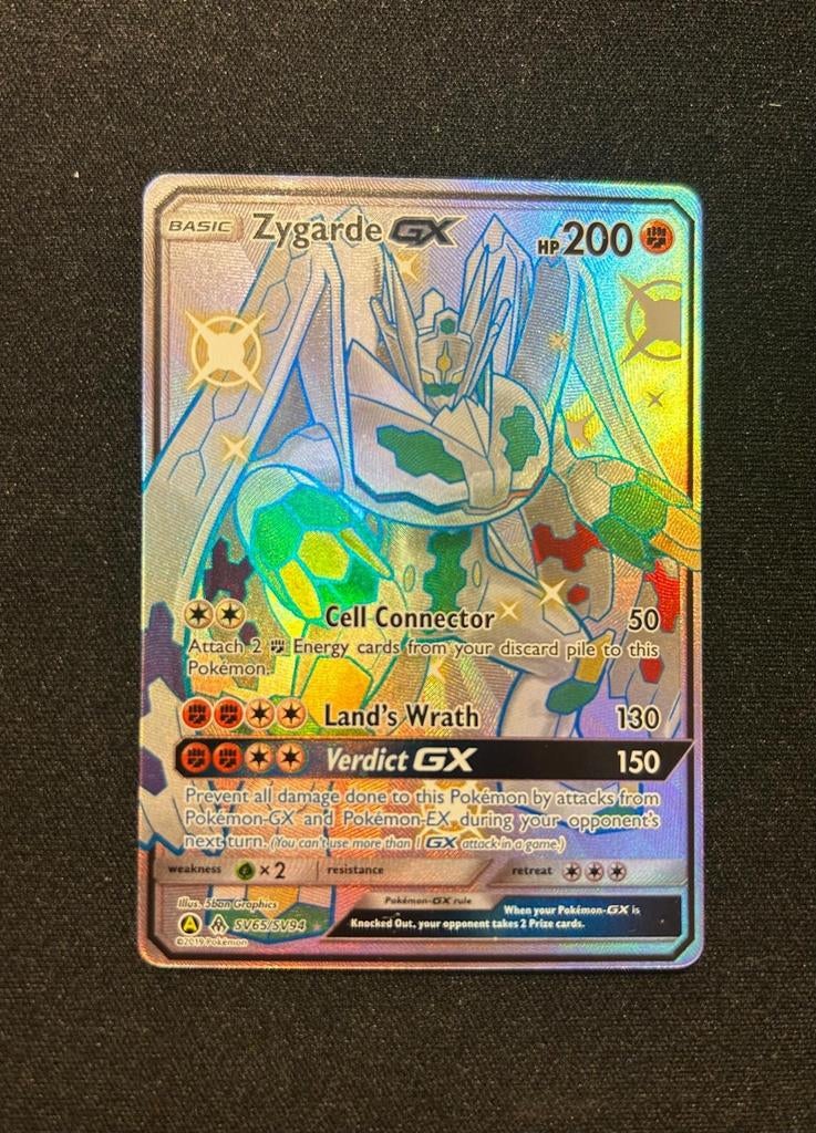 Zygarde GX SV65/SV94 - Hidden Fates Pokemon kaart, Ophalen of Verzenden, Zo goed als nieuw